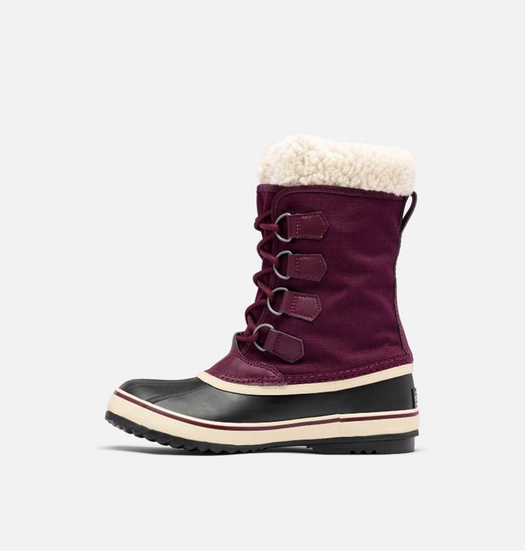 Botas Nieve Sorel Mujer - Invierno Carnival™ Bajas Moradas/Negras - 49527-JIAC